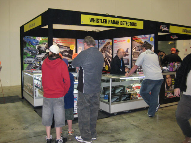 Radar Detectors Australia - Auto Salon car exhibition.