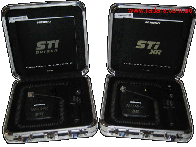 Beltronics STI radar detector storage case.