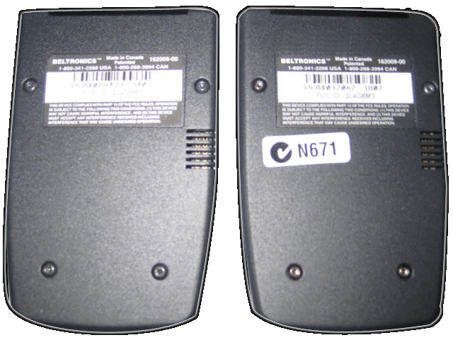 Beltronics STI Driver radar detectors.