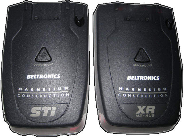Identical Beltronics products. Beltronics STI and Beltronics STI-XR