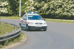 Drink drive cop axed from TV commercial.