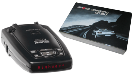 Escort 9500i radar detector and GF100 laser jammer package deal