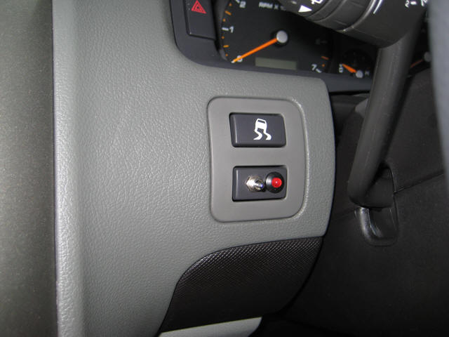 GF100 laser jammer controls installed.