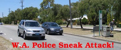WA Police Sneak Attack.