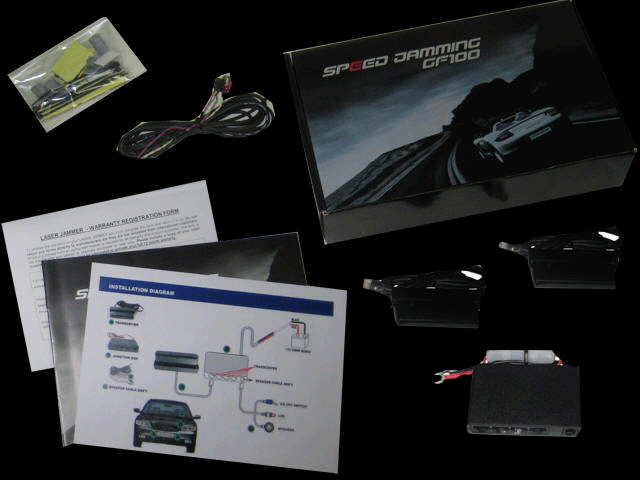 GF100 Park Pro Laser parking sensor with laser jammer.