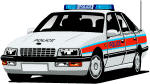 Police Car with radar gun fitted/