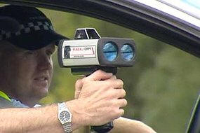 Motorist clocked at 200 km/h.