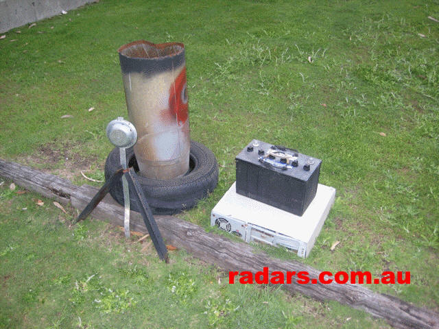 Stealth police speed camera trap.