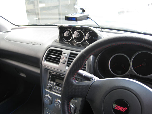 Whistler PRO-78 radar detector hard wired installed to Subaru WRX STI